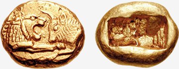King Croesus Minted Coint