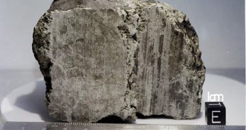 Martian Meteorite, whose age is revealed by the amount of neodymium and tungsten isotopes it contains.