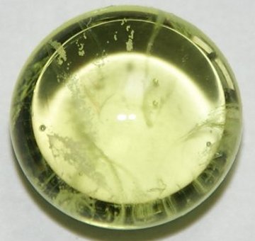 Praseodymium colored glass.. 