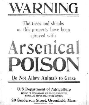An old government warning poster.