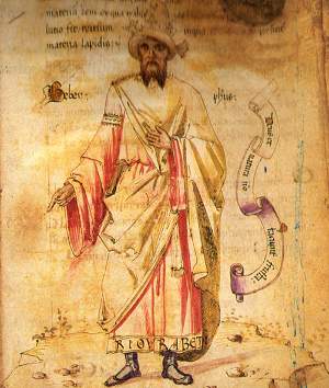 Geber, Jabir ibn Hayyan.