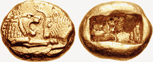 King Croesus coin