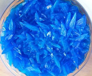 Copper(II) sulfate crystals