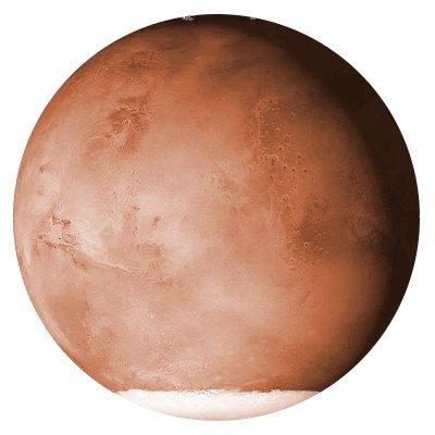 Mars' Southern Polar Cap