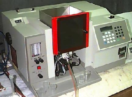 Picture of a flame atomic-absorption spectrometer