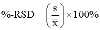 coefficient of variance